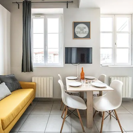 公寓 Duplex Scandinave A Cosy Et Calme - Part-dieu 里昂